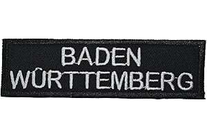 FAN-OMENAL AUFNÄHER - Baden Württemberg - 00028 - Gr. ca. 11,5 x 3,5cm Stick Applikation Patches
