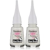 Flormar Klasik Parlak Bitişli Y&uuml;ksek Pigmentli Oje Nail Enamel 310 Snow White New (2 paketi)