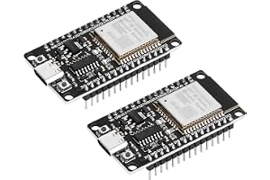 2 pieces ESP32 USB C with CH340 chip NodeMCU WROOM 32 development board, 2.4GHz WiFi + Bluetooth microcontroller
