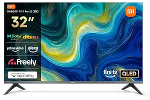 XIAOMI TV Pro 32 Pulgadas 2026, QLED Smart TV, Fire OS14, L32MB-FPVEU | Alexa Voice Control, Dolby Audio™, DTS Virtual:X, DTS-HD, Compatible with Apple AirPlay
