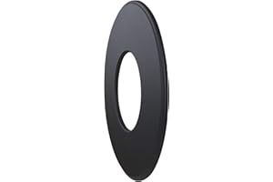 LANZZAS Ofenrohr Wand-Rosette mit 90 mm Rand, im Durchmesser, DN Ø 150 mm, Farbe: schwarz-metallic - weitere Rohre aus unserem Sortiment, finden Sie hier.