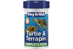 King British | Alimento Completo para Tortugas 20g: Rico en vitaminas y minerales, con Ingredientes Naturales y una Variedad de camarones, crustáceos y Krill