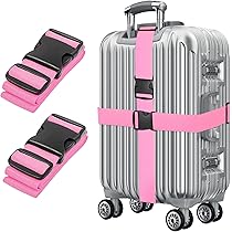 2 Pezzi Cinghie Per Bagagli Da Viaggio, Cinghie Regolabili Per