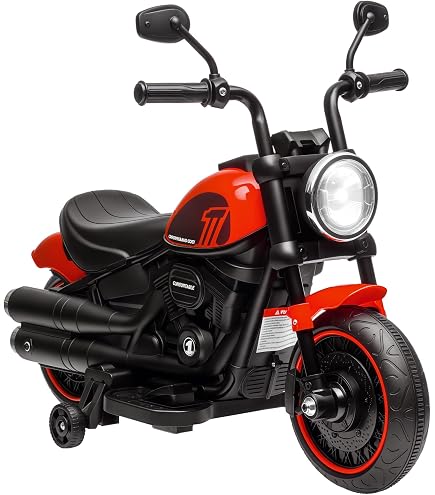 HOMCOM Moto Cross Électrique Enfant 350 W – 12V – 2 Vitesses 8-16 Km/h – Pneus 12″ – Amortisseur – Dès 8-12 Ans – Vert