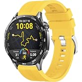 Teknoft 22mm ile Uyumlu Saatler i&ccedil;in Yumuşak Şerit Model 46mm Silikon Kordon HUAWEI Watch (GT5 Pro/GT5/GT4/Watch 4 Pro/GT3/GT