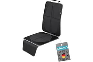 ‎KEWAGO Kewago Kindersitzunterlage ISOFIX geeignet – Sitzschoner Auto Kindersitz & Vordersitze – Sitzschutz Auto Kinder – Schonbezug & Rückenlehnenschutz – Anti-Schmutz Matte – Sitzschutz