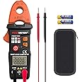 Clamp Meter,COCZOW Voltage Current Tester Non-Contact Multimeter for Measuring Resistance,Frequency with Storage Bag Test Measurement
