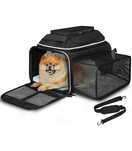 VOUNOT Opvouwbare draagtas voor honden en katten, transportbox VOUNOT Opvouwbare draagtas voor honden en katten, transportbox