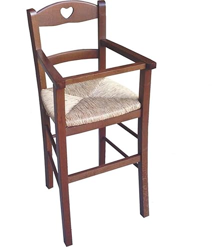 Seggiolone Bambino In Legno Massello - Sgabello Alto Lusso Bianco Per Bar O Casa - Foto 10