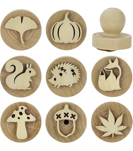 Tampons En Bois Colibri Mehndi - Blocs Impression Pour Henné, Tissu, Papier, Argile (Lot DIY)
