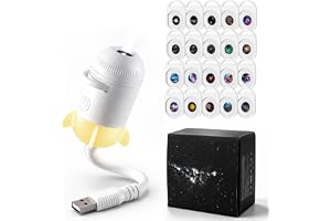 RoserRose StjäRnhimmelsprojektor Med 20 Skivor, Galaxprojektor Med | Justerbart Fokus Och 360° Flexibel Hals, Usb-Nattlampa FöR Barn Med 3 LäGen Och Variabel Ljusstyrka, Galaxprojektorlampa