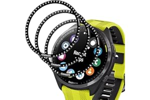 Supershieldz Panzer Schutz Glas für Garmin Forerunner 965, Anti-Kratzen Panzerfolie, 9H Härte Schutzfolie, HD Klar Displayschutz, 3D-Vollständige, Anti-Bläschen - 3 Stück