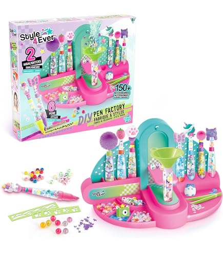Lisciani Kids Art Super Stationery Kit – Coffret Papeterie Créative Chat, 3 Carnets, Marqueurs, Accessoires, Dès 7 Ans