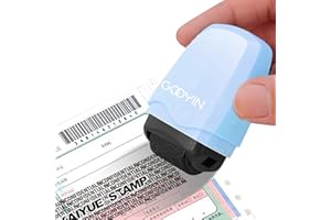 XZBLING Confidential Stamp, Identity Protection Roller Stamp Data Defender, Express Privacy Random Code Photosensitive Applicator Identity ID Security Stamp, Address Blocker Anti-Theft & Privacy Safety