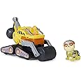 Paw Patrol: The Mighty Movie, Construction Toy Truck with Rubble Mighty Pups Action Figure, Lights and Sounds, Kids’ Toys for Boys and Girls 3+