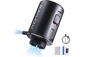 Bomba de Aire Eléctrica para Bolsas Vacío Ropa, MONVANE Bomba Eléctrica Inalámbrica para Bolsas Ropa, Bomba de Vacío Portátil para Bolsas de Almacenamient, Ideal para Viajar