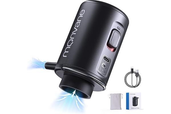 MONVANE Pompe Sans Fil USB-C pour Sac Sous Vide Vêtement Voyage | Mini Aspirateur Électrique Portable | Pompe à Vide Aspirante pour Housse de Rangement