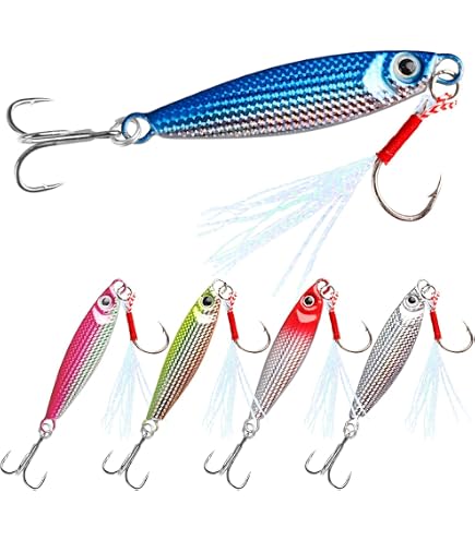 5Pcs Useful Wedge Fishing Sea Trout Lures Sequins Spinner Hard Baits Metal