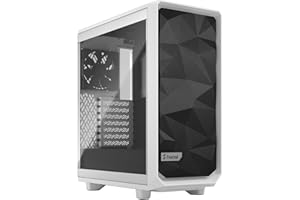 Fractal Design Meshify 2 kompaktowa biała ATX elastyczna obudowa komputera ze szkła hartowanego o wysokim przepływie powietrza