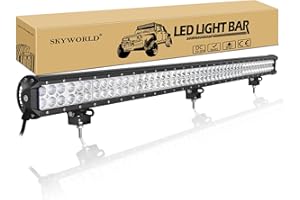 ‎SKYWORLD SKYWORLD 44 Zoll 288W Led Arbeitsscheinwerfer Bar, Led Bar Offroad Zusatzscheinwerfer Scheinwerfer 12V 24V Auto LED Arbeit Licht Bar Wasserdicht für SUV UTV ATV KFZ Traktor Truck 4x4 lightbar