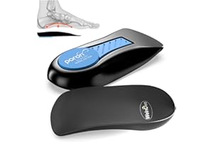 Welnove Fersenstützeinsätze für Plantarfasziitis, niedriges Fußgewölbe, Fersenpolster für Fersenschmerzen, Fersen, Sporn, Achillessehnenentzündung, Frauen 40,5-45, Männer 41-46