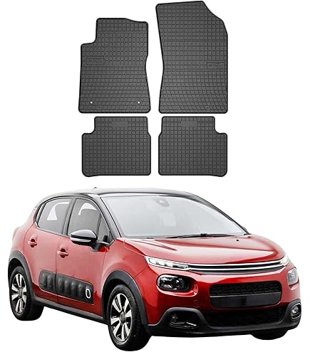 Allweatter automatten voor de auto, compatibel met Citroen C3 III