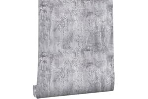 myforHD Papel Pintado Autoadhesivo Cemento Pared Hormigon Gris Papel de Pared Removible Impermeable Vinilos PVC Pegatina Para DecorativoMesas Cocina Encimera Comedor Cocina Sótano Garaje