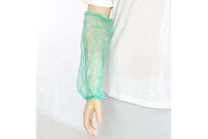 JAKERA Polyethylene Disposable Oversleeves Pack Of 100 - Availible in 5 colours (Green)
