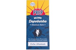 Prep, Balsamo Dopobarba Extra Idratante, Per Pelli Sensibili, Formula Delicata, Senza Alcol, 75ml