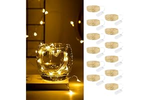 OCCOUMR ljuskedjor med timer 2M 20 LED 12-pack