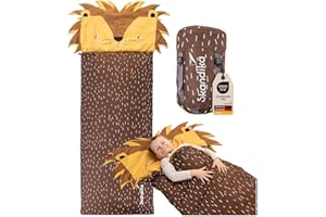 Skandika Saco de Dormir Infantil Soti | hasta 150 cm, de algodón, Lavable a máquina, Saco de Dormir para niños