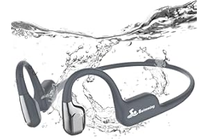 ANSTEN Kopfhörer Schwimmen, Knochenschall Kopfhörer Bluetooth 5.4, IP68 Wasserdicht, Unterwasser kopfhörer mit MP3-Player 32GB Speicher, Open Ear Kopfhörer für Schwimmen Laufen