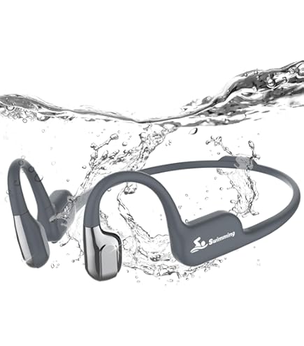 Bone Conducting Headphones, IPX8 Waterproof Swimming