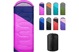 Yarmiene Sacco a Pelo-Sacco a Pelo 4 Stagioni-Adulti e Bambini, Sacco a pelo Compatto Ultraleggero per Campeggio ed Escursionismo,Sacco a Pelo da Campeggio Rettangolare Portatile