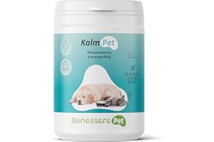 DYNAMOPET BenesserePet Kalm Calmante per Cani e Gatti 100 gr in Polvere, favorisce Il Rilassamento e Il Benessere mentale, Tranquillante per Cani e per Gatti nei momenti di Agitazione e Disagio