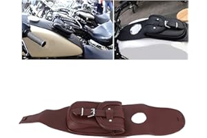 GZD cersalt Oil Tank Bag, Durable Unique Soft‑Backed Fuel Tank Bag, Pratical Motorcycle Repair for Motorcycle(Brown)