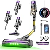 Ultenic 55Kpa/55Min Cordless Vacuum Cleaner with Upgraded Anti-Tangle Brush | Cleans Ultra Deep Under Furniture Without Bendi