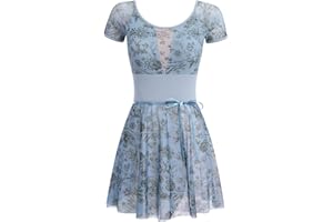 OBEEII Justaucorps Danse Femme Manches Longues Body de Danse Ballet Justaucorps Gymnastique Patinage Artistique Vêtements Sportswear