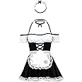 Lovehoney French Fancy Maid Costume | Adult French Maid Outfits for Women | Lingerie Dress Halloween Costume | Womens Adult Fancy Dress Costumes | Sizes 8-22
