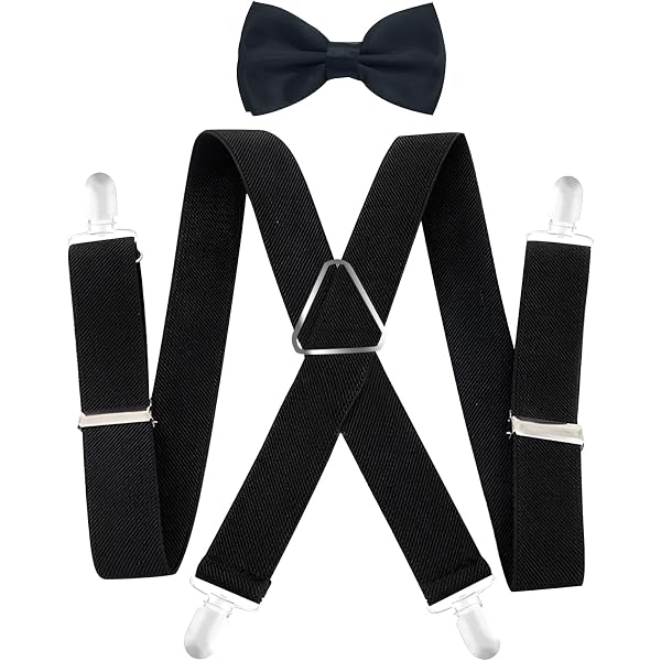 Set Fête Paillettes - Nœud Papillon, Bretelles Et Chapeau à Paillettes - Unisexe Adulte - Pour Carnaval, Soirée à Thème, JGA