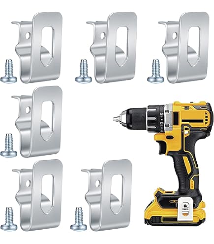 The Lord Of The Tools Gürtelclip & Magnetischer Bithalter – Kompatibel Mit DeWalt Akkuschraubern DCD796, DCF887 Uvm.