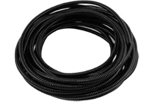 UXCELL sourcing map PVC Flexible 7mm Diámetro Exterior Corrugado Tubo Conducto Tubo 8M
