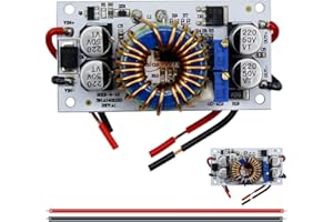DAOKAI 250W DC-DC Modulo convertitore boost ad alta potenza da 10-40V a 10-50V Regolatore boost step-up regolabile Driver LED per veicoli con cavo 24AWG