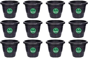 BLESSY ; SPECIAL POT STAND Round Shapped Plastic Pot/ Plastic Gamla/ Flower Planter for Indoor & Out Door Gardening (6 Inch, 