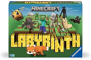 Ravensburger - Labyrinth Minecraft | Juegos Niños 7 Años | 2-4 Jugadores | Laberinto Juego De Mesa Minecraft | Regalo Niño 7 Años | Regalo Navidad