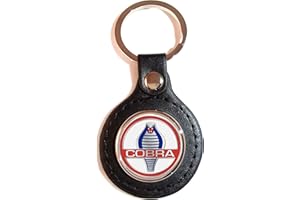 PRINT CORNER Porte-clés Simili Cuir Sport Logo AC Cobra