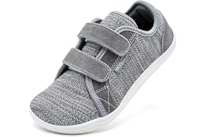 HOBIBEAR Kids Calzado Descalzo Ancho para niños niñas Outdoor Trail Running Minimalist Walking Shoes