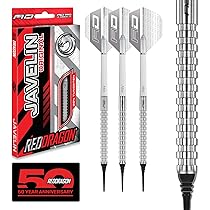 Fléchettes RED DRAGON Rebel – Pointe Souple, 90% Tungstène, 18g Baril / 20g Total – Précision Et Contrôle
