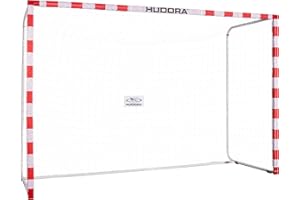 HUDORA Allround 300 But de Football Mixte Enfant, Blanc