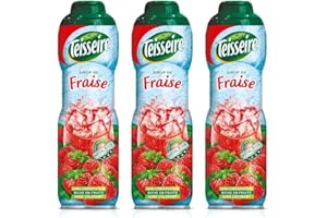 Pack 3 Siropes Fresa Teisseire - 3 x 60 cl